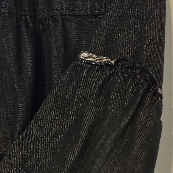 Ann Taylor crop denim jacket - Picture 3 of 6